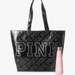 NWT PINK Victoria’s Secret Swell Bottle & Tote Bag